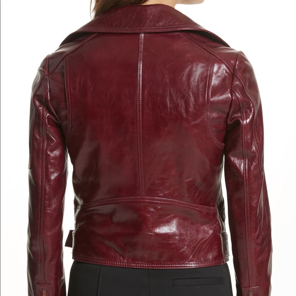 ✂️ 🎉HP🎉 Amazing Tory Burch Bianca Moto Jacket - Picture 3 of 8